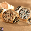 Fashion Unisex Geneva Leopard Silicone Jelly Gel Quartz Analog Wrist Watches3